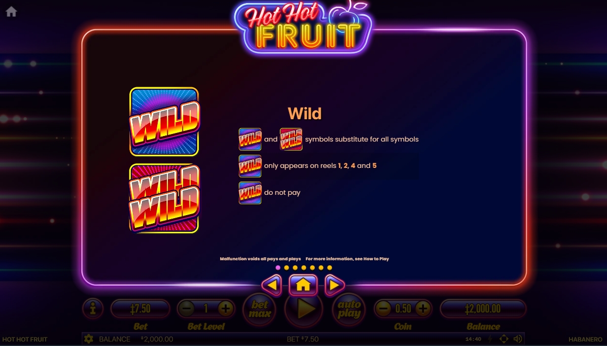 hot fruits bonuses